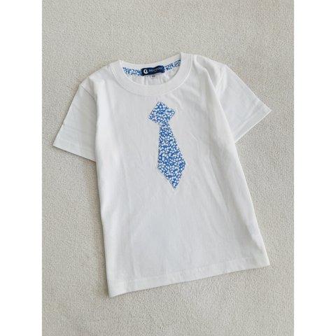 ♡50％ OFF Special Sale♡リバティ生地グレンジェイド ボーイTシャツ＜100cm＞（完成品/即納/在庫限り/オーダー不可）