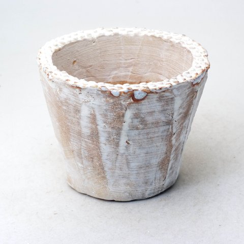 陶器製（3号ポット相当）　多肉植物の欲しがる植木鉢 SMM-7548