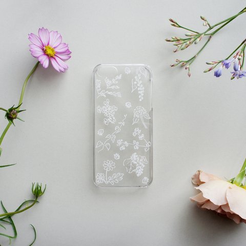 9種の草花 iPhone case