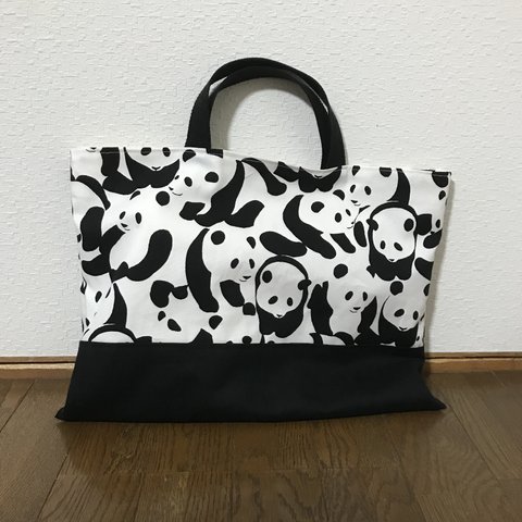 【再販】パンダのレッスンバッグ