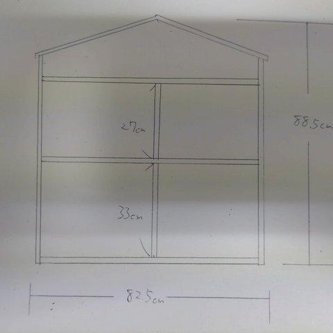 harunairu様専用お家の収納棚（絵本棚）　