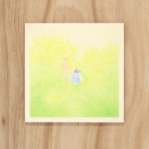 『えものがたり』－菜の花畑－　アートパネル