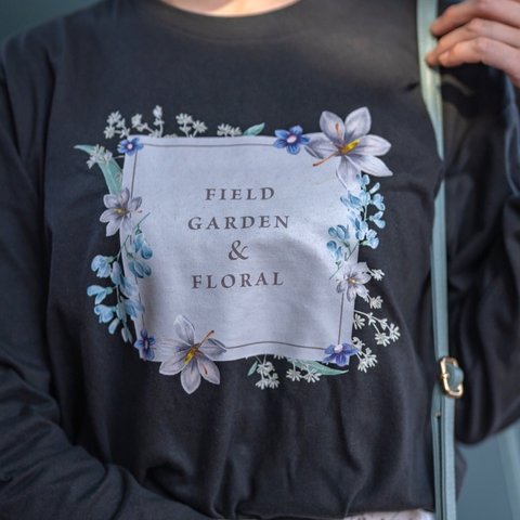 FIELD GARDEN&FLORAL ロンT（リブ付き）