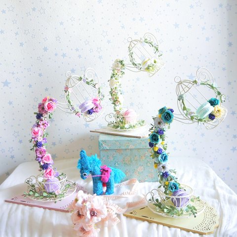 Flower tea party *** Spring magic BLUE