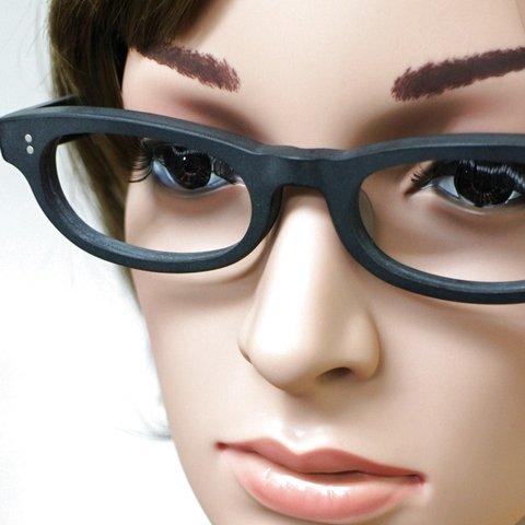 【男女兼用サイズ】丈夫に作った骨太セルロイド眼鏡001-BB-マット