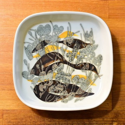 【ヴィンテージ品】ロイヤルコペンハーゲン イヴァン・ワイス スクエアプレート「シエナ」Ivan Weiss 'Siena' dishes A