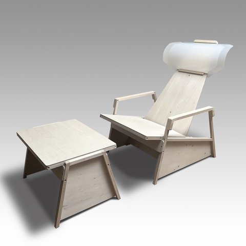 LEEK lounge chair & ottoman / HOMEMADE KIT