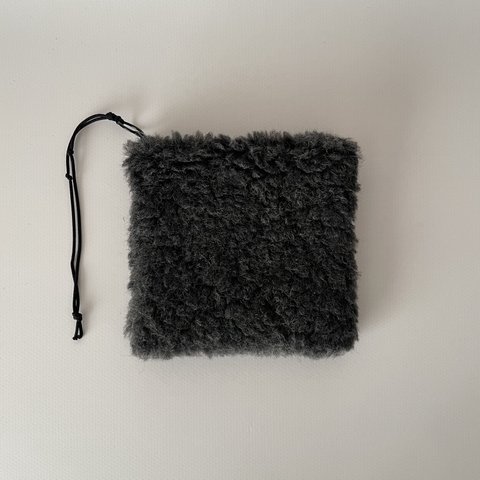 poitto14 ITALYBOA POUCH charcoal gray