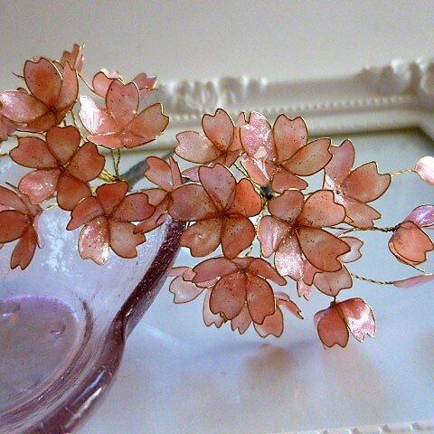 [受注生産]さくらのかんざし　うす桜　