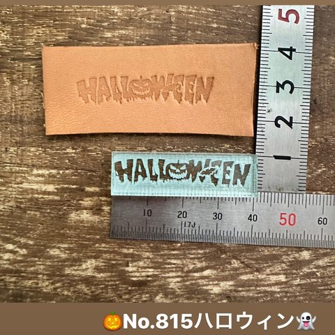 No.815 ハロウィン　アクリル刻印