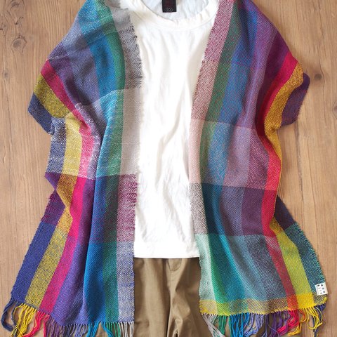 【Kz_Stl_509】+Kazu Silk mix Stole