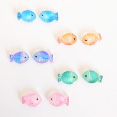 お魚 ピアス　小さいお魚