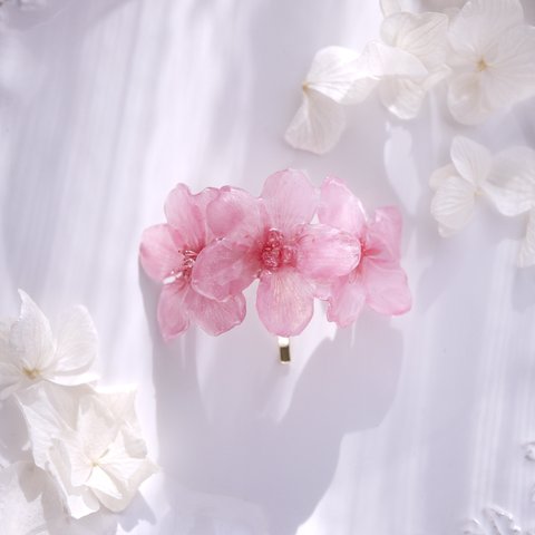 再販♡受注制作＊想い出を集めた桜のヘアカフ*