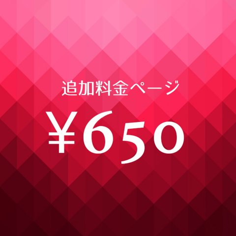 追加料金650円