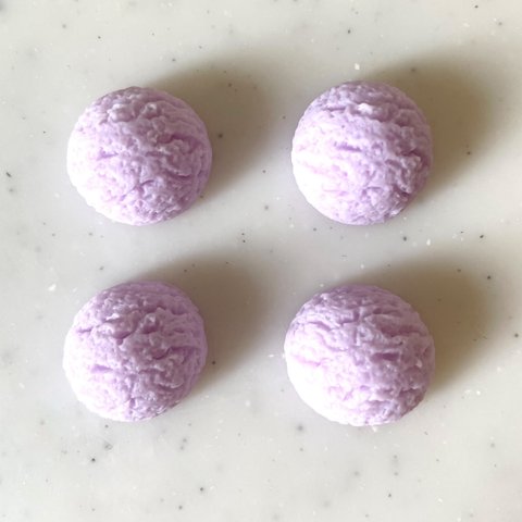 Grape Purple Ice Cream Cabochons 