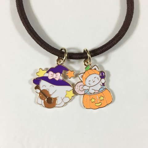 〈再販〉🎃ハロウィン🎃賑やかハロウィンヘアゴム 