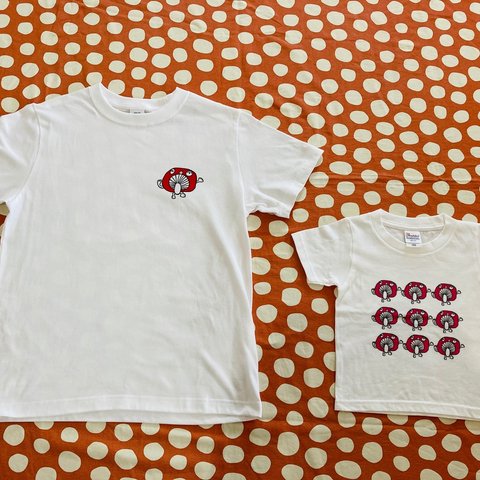 親子Tシャツ◆きのこ⑤