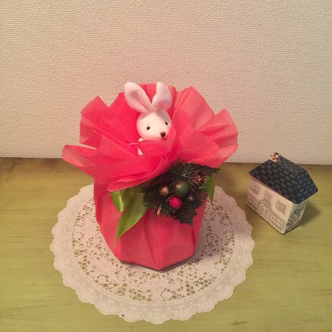 おむつケーキ　ミニ　クリスマスプレゼント　