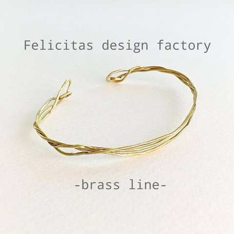  brass：flowing bangle