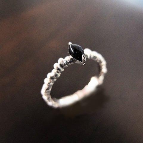 オニキス Medioevo silver ring 