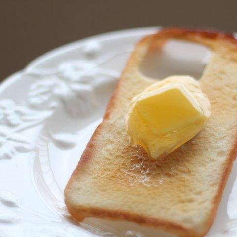 ※1カ月待ち※ 妖精のバター💛グリップ付きトーストスマホケース