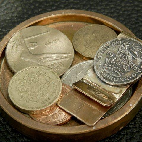 ＃M3  UK Coin Money Clip