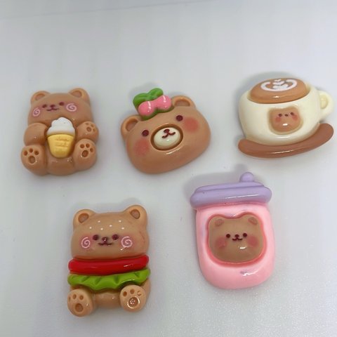 くまちゃん🐻デコパーツ 可愛いデコ