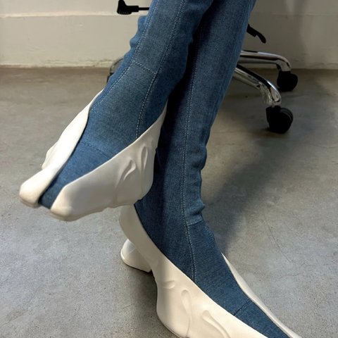 【受注生産】BHIVE  DENIM CORAL   TAXI DRIVERサイズ:22.5、23、23.5、24、24.5、25 ほかのサイズ要相談