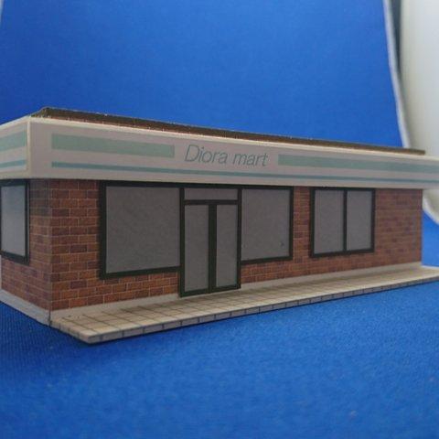◇オリジナル店舗建築模型11◇スケール1/87 HOゲージインテリア　鉄道模型