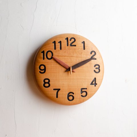 ～手作り木製時計～（30cm）