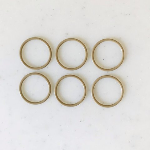 Beige 22mm Ring No Hole Parts