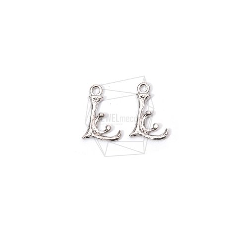 PDT-1852-MR【2個入り】イニシャルペンダント,Alphabet Initial,Letter pendant