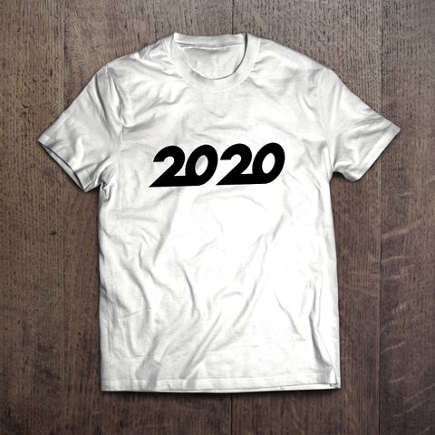 ナンバーロゴTシャツ「2020」