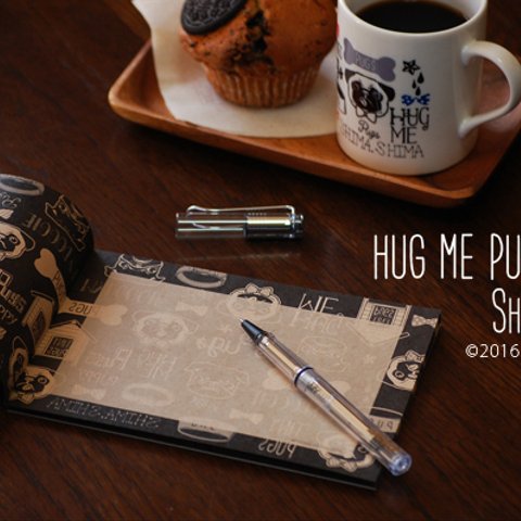 HUG ME PUGS MEMOPAD