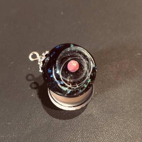 宇宙玉レジンネックレス 20mm玉