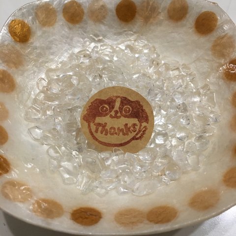 キャバリアThanks消しゴムはんこ