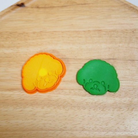 ★ミニサイズ★　トイプードル【お顔　小】3dプリンタークッキー型