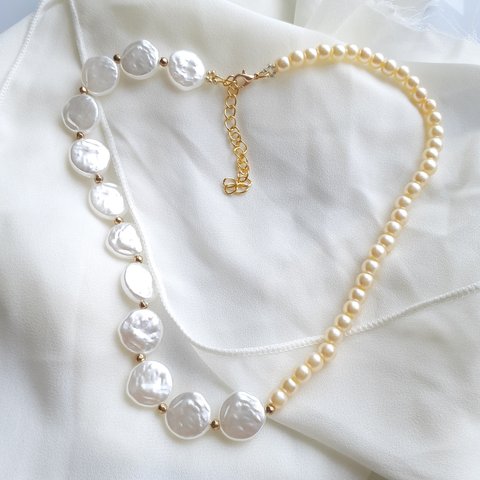 gold pearl necklace