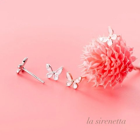 受注製作 ＊ spring butterfly pierce