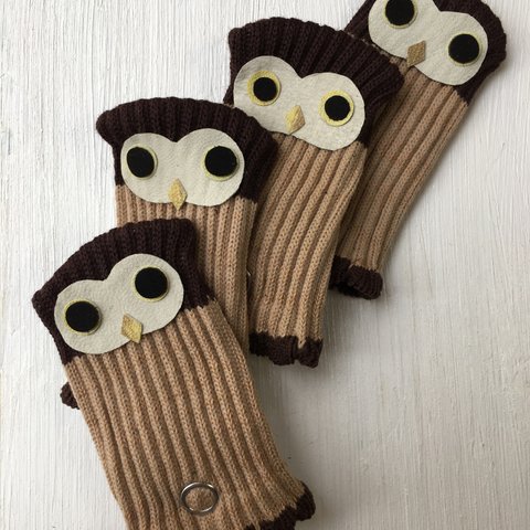 🦉ベージュが多めのフクロウ🦉