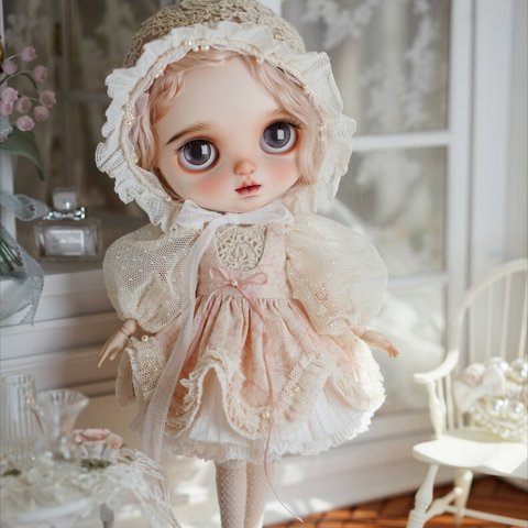 ブライスアウトフィット BJD 人形 SD 服 "花"