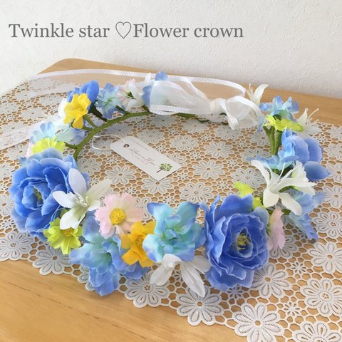 Twinkie star☆花かんむり