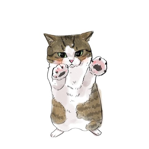 猫の似顔絵