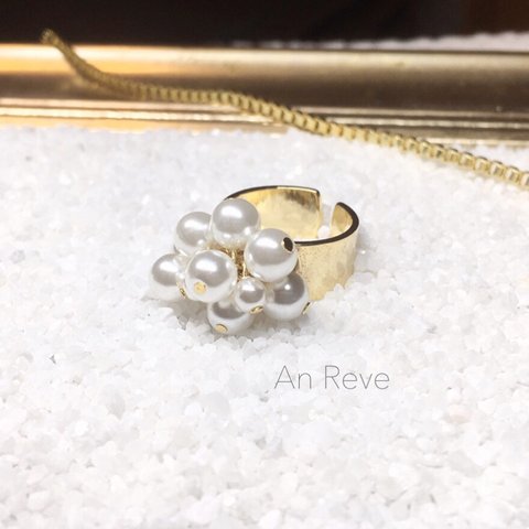 k16gp ◇ dress pearl ring ◇