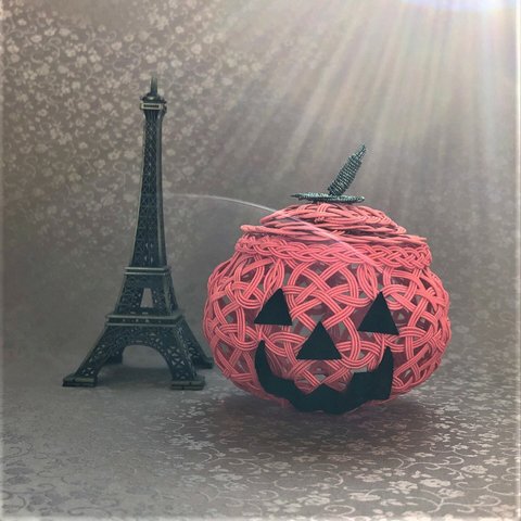 Halloween Jack o Lantern of Mizuhiki   水引細工 ちょっぴりリアルなジャック オ ランタン