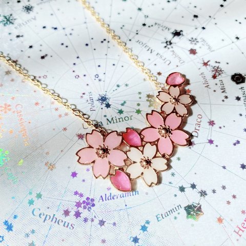 【即日発送！】桜のネックレス