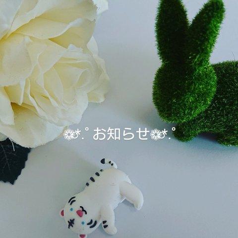 ❁⃘*.ﾟ年末年始のお休み 年明けの営業について❁⃘*.ﾟ