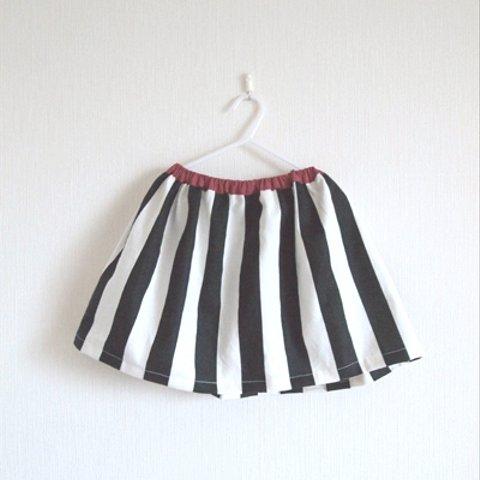 kid's  stripe Skirts 