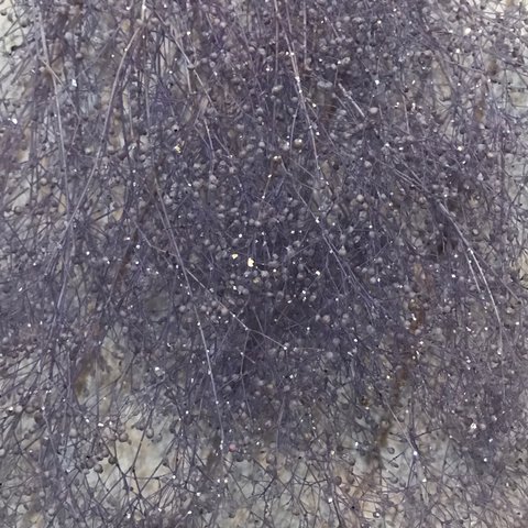 大地農園ソフトミニカスミ草パープルラメ❣️ハーバリウム花材プリザーブドフラワー