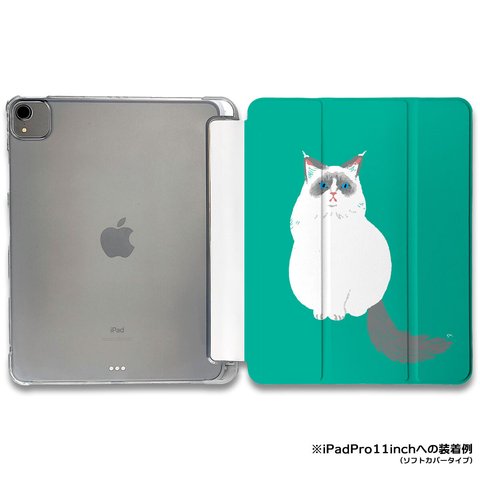 iPadケース ★ ネコのリリー 手帳型ケース ※2タイプから選べます